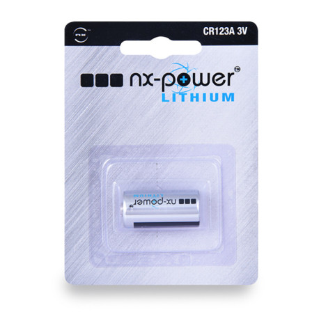Pile lithium CR123 NX - 3V - 1.6Ah