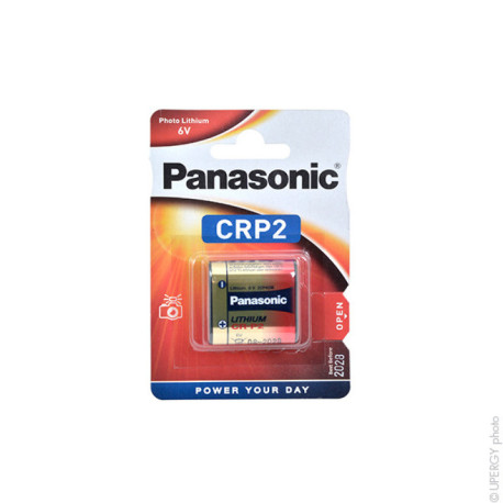 Pile lithium CRP2P Panasonic - 6V - 1.4Ah