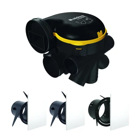 Kit EasyHOME AUTO DHU + ColorLine Aldes - Simple flux - Autoréglable - 200m³/h - 10dB