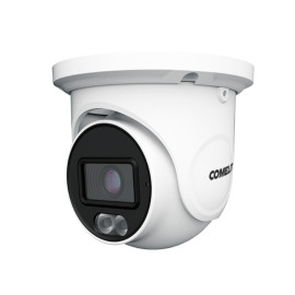 Caméra de vidéosurveillance IP Turret série Next Comelit - Optique 2.8mm - IR 20m - 4MP@30 fps - 12VCC - Blanc
