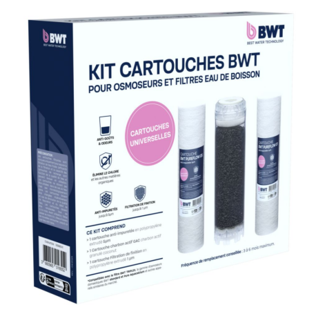Pack TRIPLEX EAU DE BOISSON et osmoseurs domestiques