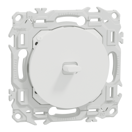 Va-et-Vient / Interrupteur / Poussoir à levier Odace Schneider Electric - Blanc