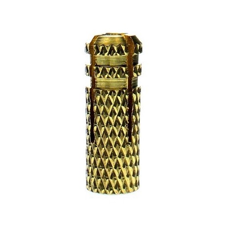 Cheville laiton pour vis ou tige filetée à pas métrique - Type 8 - Coque de 25