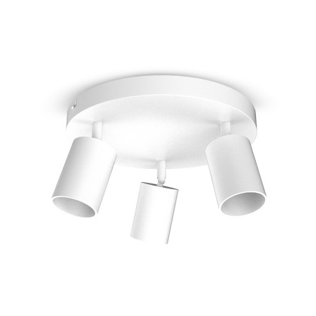 Applique orientable 3 spots Jasmin Miidex - GU10 - Blanc