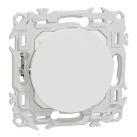 Obturateur Odace Schneider Electric - A griffes - Blanc