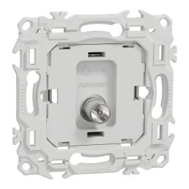 Prise TV Odace Schneider Electric - Sortie Coaxiale - Sans enjoliveur