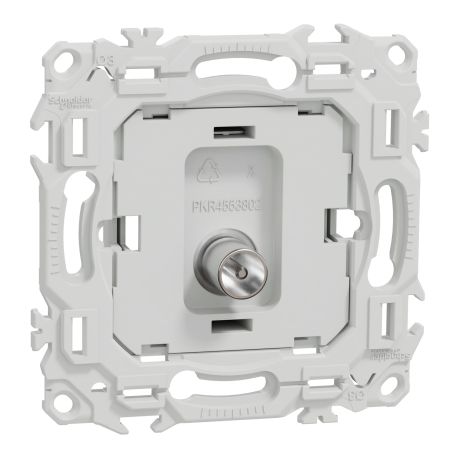 Prise TV Odace Schneider Electric - Sortie Coaxiale - Sans enjoliveur
