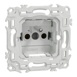 Prise de courant 2P+T affleurante Odace Schneider Electric - 16A - Sans enjoliveur