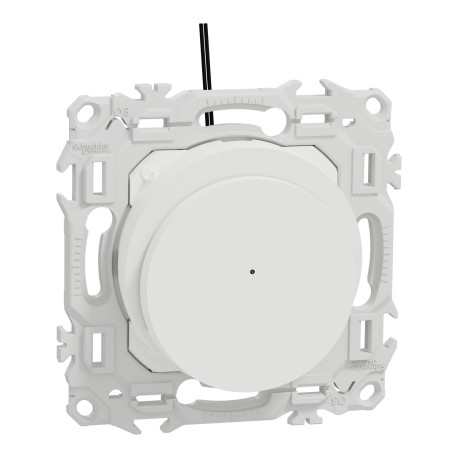 Interrupteur à carte Odace Schneider Electric - LED localisation incluse - 10AX - Blanc