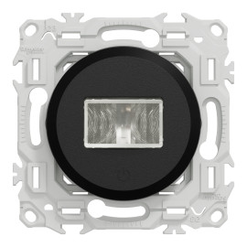 Détecteur de présence et mouvement Odace Schneider Electric - 3 fils avec neutre - Noir onyx