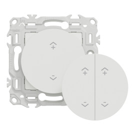 Interrupteur centralisé sans fils Odace Wiser Schneider Electric - 2 ou 4 boutons - Zigbee 3.0 - Blanc Craie