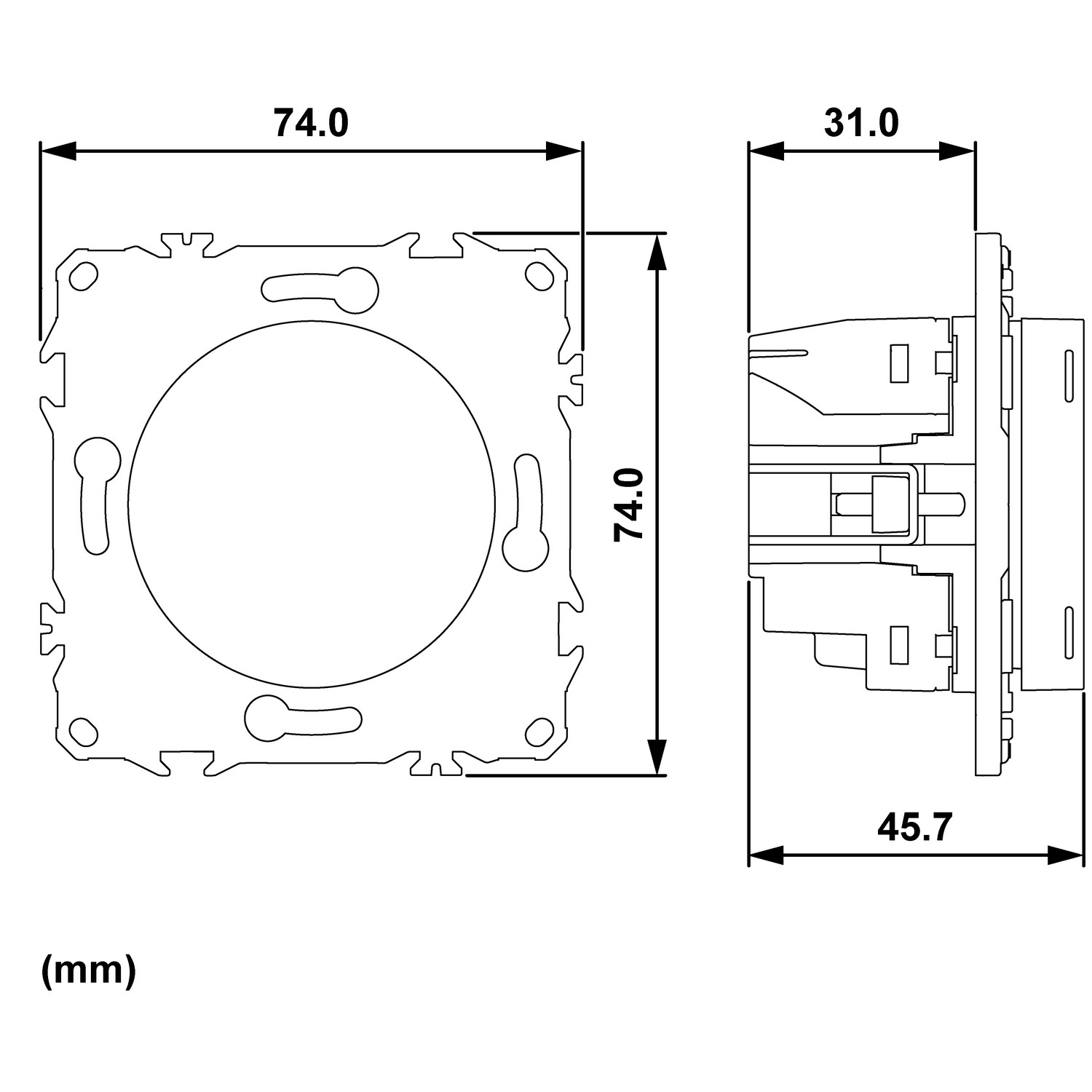 [S920502 -Schneider Electric] Thermostat filaire connecté Odace Wiser Blanc