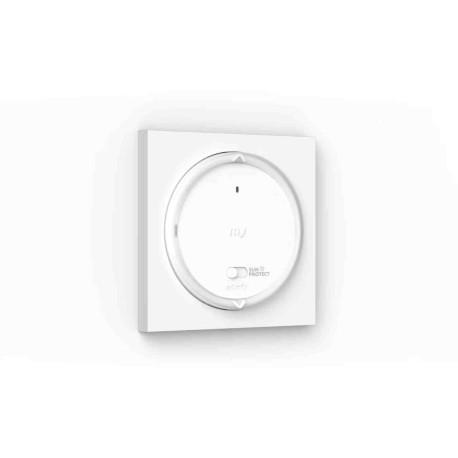 Commande 1 canal Amy Sun Protect io Somfy - Avec cadre carré - Blanc