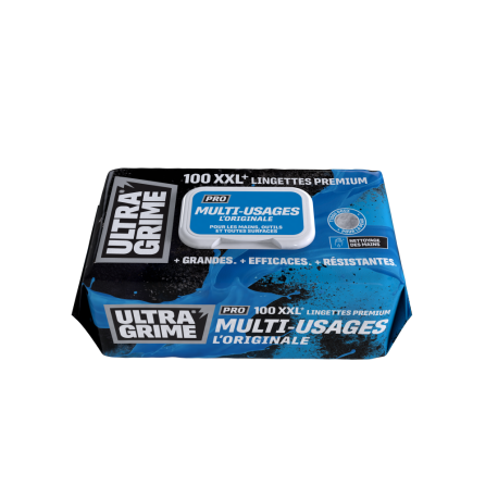 Paquet de 100 lingettes UltraGrime® Pro Multi usage Seigneurie - 38 x 25cm
