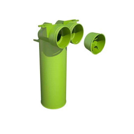 Manchette coudée Optiflex Pro Aldes - 2xD90/1xD125 - Vert