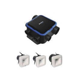 Kit VMC simple flux EasyHome Hygro Compact Premium MW Aldes - 263m3/h - 5 piquages - Avec bouches BDH ELEC