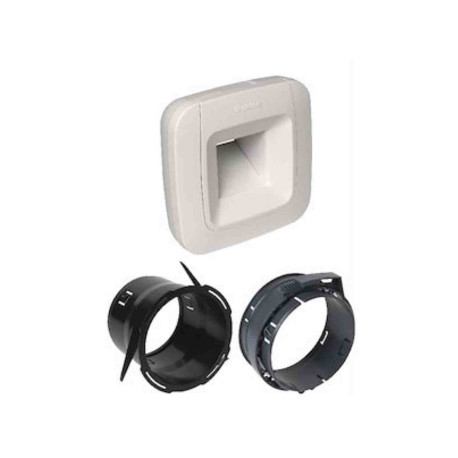 Kit bouche hygroréglable BDH Cuisine Push C51 Aldes - Ø125mm - avec bouton poussoir