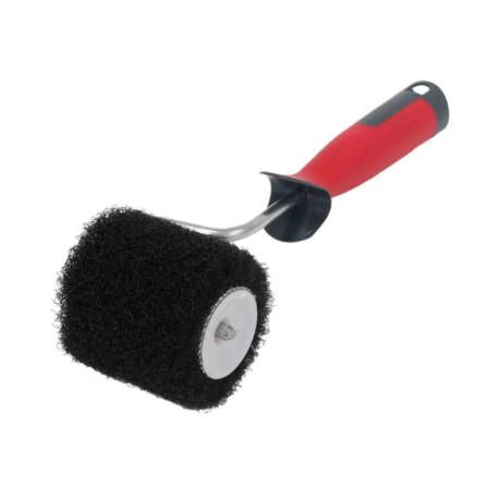Rouleau à enduire anti-projection Roll'Enduit® L'OUTIL PARFAIT - 80mm - Polyamide - Rouge/ Noir