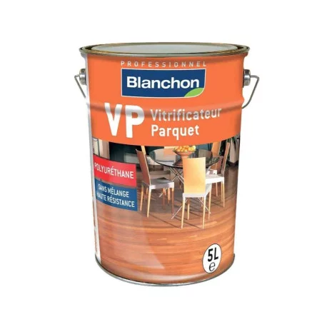 Vitrificateur parquet VP Blanchon - 5L - Mat Soie/ Cire naturelle