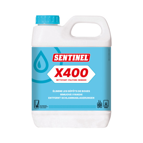 Désembouant X400 Sentinel - Pour circuit de chauffage - Bidon 1L