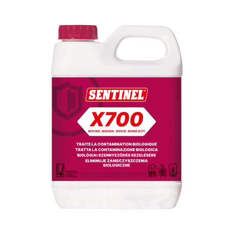 Biocide X700 Sentinel - Pour circuit de chauffage basse température - Bidon 1L