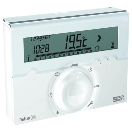 Thermostat programmable Deltia 8.03 Delta Dore - Sans fil - Avec récepteur