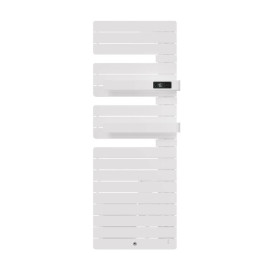 Sèche serviettes connecté soufflant Allure Virtuose Thermor - Mât à droite - 750+1000W - Blanc brillant