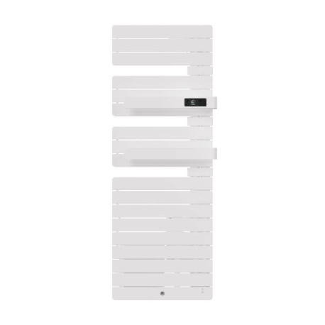 Sèche serviettes connecté soufflant Allure Virtuose Thermor - Mât à droite - 750+1000W - Blanc brillant