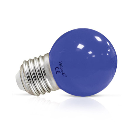 Ampoule LED E27 - 1W - Bleu