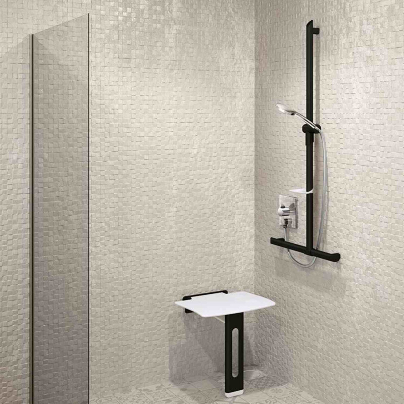 Siège de douche rabattable [511930BK - Delabie]