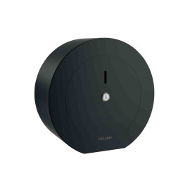 Distributeur de papier toilette Delabie - Bobine 400m - Inox 304 epoxy noir