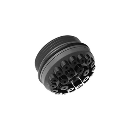 Diffuseur confort jet de pluie Delabie - M24x1,25 - H.16mm - Anthracite
