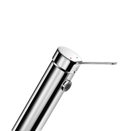 Mitigeur de lavabo mécanique BIOSAFE Delabie - H.95mm - Sans bec - Sans vidage - Chromé