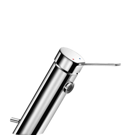 Mitigeur de lavabo mécanique BIOSAFE Delabie - H.95mm - Sans bec - Avec vidage - Chromé