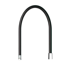 Flexible pour combiné de prélavage Delabie - L.0.55m - Qualité alimentaire - Noir