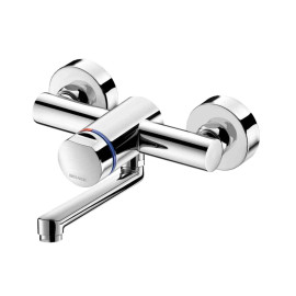 Mitigeur de lavabo temporisé TEMPOMIX 3 Delabie - Mural - Bec orientable - M1/2" - Chrome