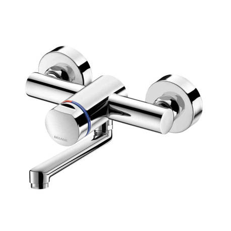 Mitigeur de lavabo temporisé TEMPOMIX 3 Delabie - Mural - Bec orientable - M1/2" - Chrome