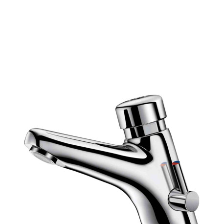 Mitigeur de lavabo temporisé TEMPOMIX 2 Delabie - Poussoir - Sur vasque - 7s - F3/8" - Laiton chromé