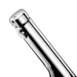 Robinet de lavabo temporisé TEMPOSOFT 2 Delabie - Poussoir - Sur vasque - 7s - M1/2" - Laiton chromé