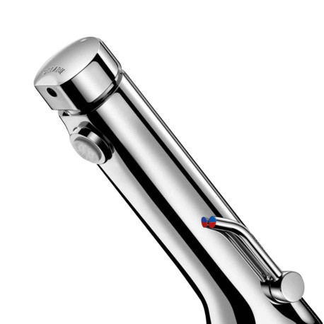 Mitigeur de lavabo temporisé TEMPOSOFT MIX 2 Delabie - Poussoir - Sur vasque - 7s - F3/8" - Laiton chromé
