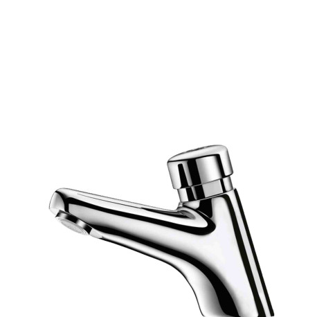 Robinet de lavabo temporisé TEMPOSTOP 2 Delabie - Poussoir - Sur vasque - 7s - M1/2" - Laiton chromé