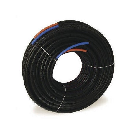 Tube PER polyéthylène prégainé DUO couronne TWIN 12x1,1 - 50m