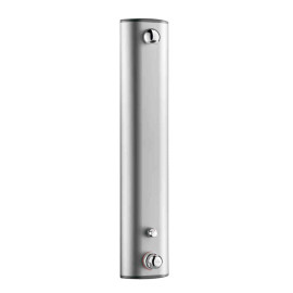 Colonne de douche temporisée et thermostatique SECURITHERM Delabie - Avec pommeau - Alimentation haute M1/2" - Chromé
