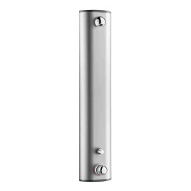 Colonne de douche temporisée et thermostatique SECURITHERM Delabie - Avec pommeau - Alimentation cachée M1/2" - Chromé