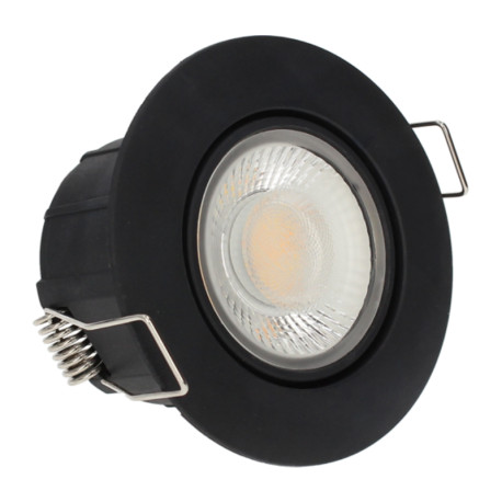 Spot encastré orientable SPT751 Arlux - 4,5W - 3CCT - ø90mm - Noir