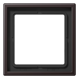 Cadre de finition LS990 Jung - 1 poste - Noir