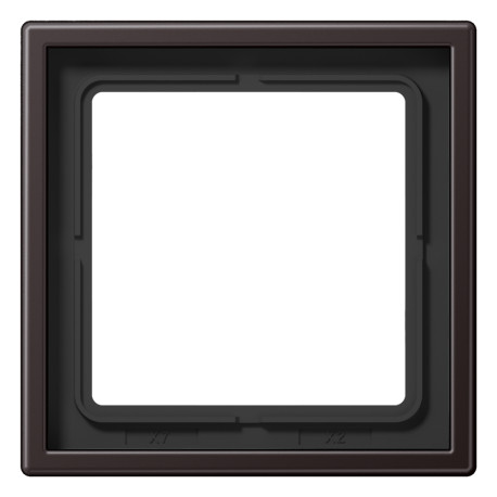 Cadre de finition LS990 Jung - 1 poste - Noir