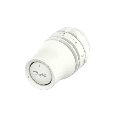 Tête thermostatique liquide REDIA Danfoss - Bulbe incorporé - 8/28 °C - Raccordement RA