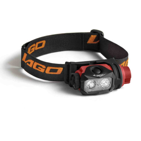 Bandeau pour lampe frontale IXO Lago Light - Noir/Orange