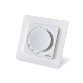 Thermostat DEVIreg Basic Danfoss - Pour plancher chauffant - 16A - Blanc